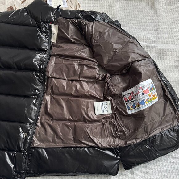 Moncler Down Vest Tibb Black Down - Picture 2 of 8